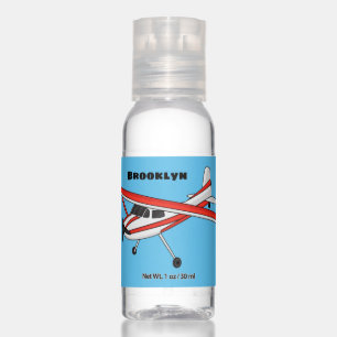 Tricycle gear aircraft cartoon hand sanitizer