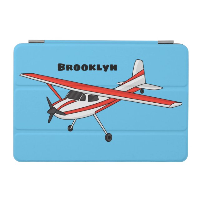Tricycle gear aircraft cartoon iPad mini cover (Horizontal)