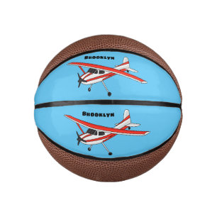 Tricycle gear aircraft cartoon mini basketball