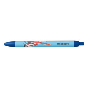 Tricycle gear aircraft cartoon pen