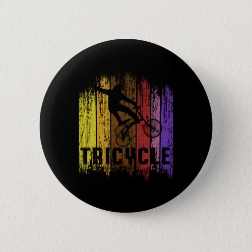 Tricycle Retro Triker Trike Bike BMX 3 Wheel Gift Button