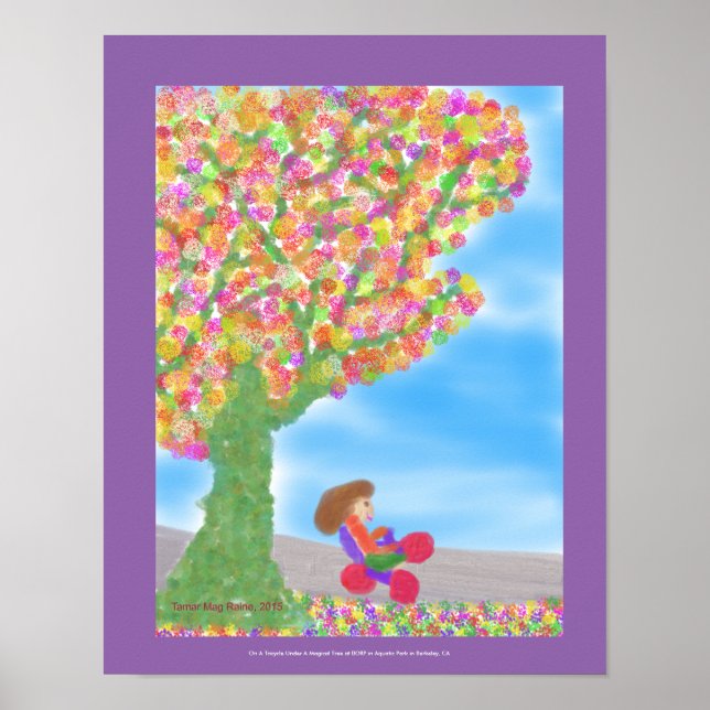 Tricycle Under A Magical Tree Poster (Front)