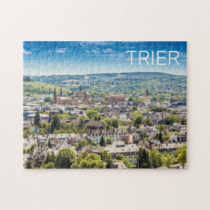 Trier Cityscape Panorama Moselle Germany Souvenir Jigsaw Puzzle