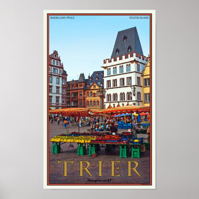Trier - Hauptmarkt Poster (Front)