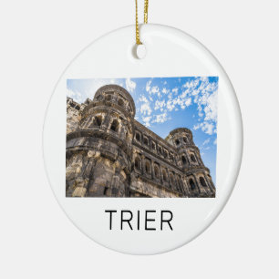 Trier Porta Nigra Rhineland Palatinate Germany Ceramic Ornament