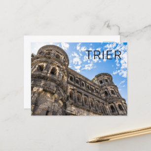 Trier Porta Nigra Rhineland Palatinate Germany Holiday Postcard