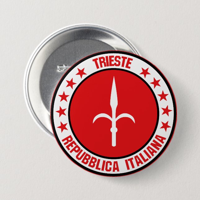 Trieste                                            button (Front & Back)