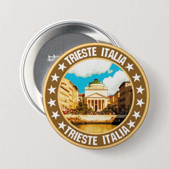 Trieste                                            button (Front & Back)