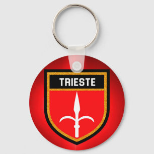 Trieste flag keychain