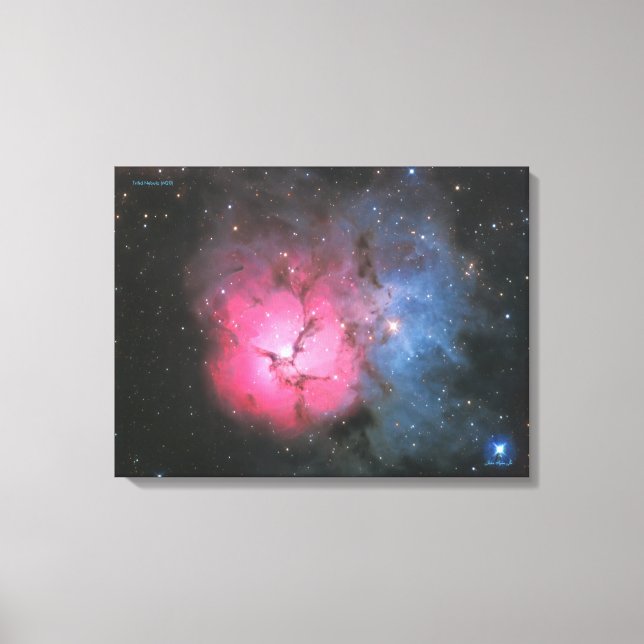 Trifid Nebula (M 20) - Medium Canvas Print (Front)