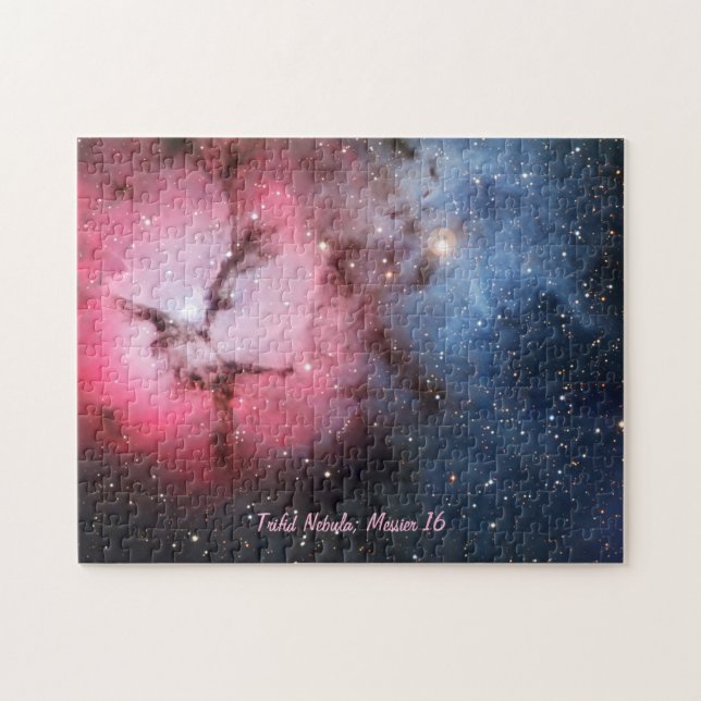 Trifid Nebula, Messier 16 Jigsaw Puzzle (Horizontal)