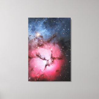 Trifid Nebula, Messier 16 - Pillars of Creation Canvas Print