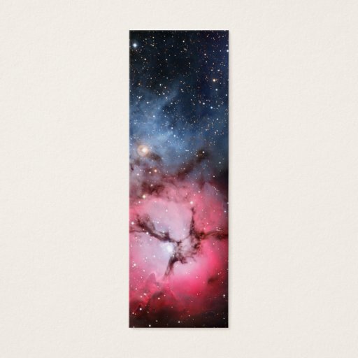 Customizable Trifid Nebula Space Astronomy Business Card Template