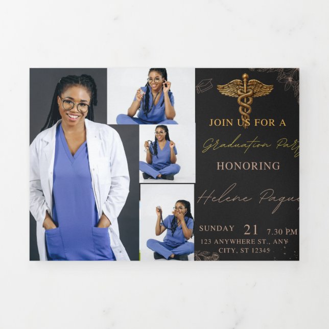 Trifold Letter Fold Announcement (Cover)