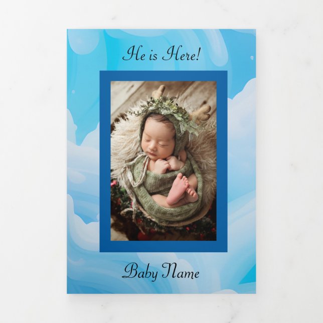 Trifold Letter Fold Invitation (Cover)