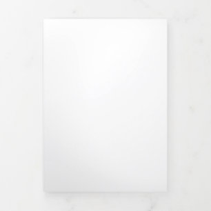 Trifold Letter Fold Invitation