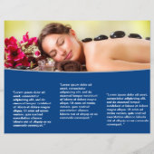 Trifold Spa Wellness Brochure Flyer Design (Back)