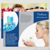 Trifold Spa Wellness Brochure Flyer Design (Front/Back)