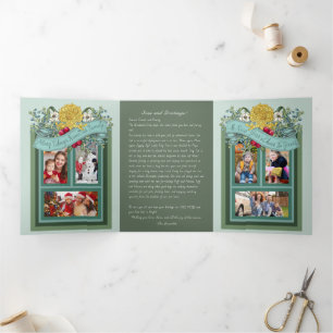 Trifold Submarine "Seas and Greetings" Photo Card