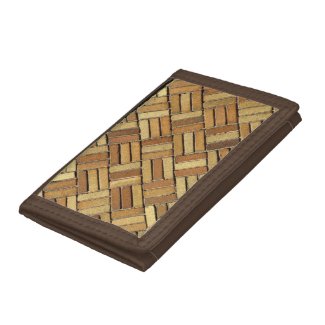 Trifold Wallet - Brick Pattern