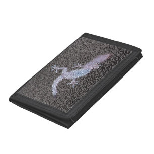 Trifold Wallet Gecko on Glass