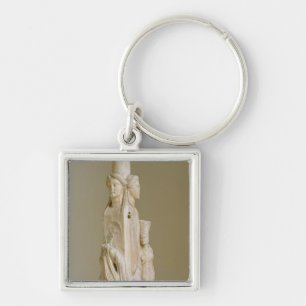 Triform Herm of Hecate, Marble sculpture, Attic pe Keychain