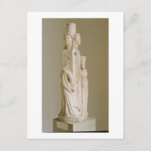 Triform Herm of Hecate, Marble sculpture, Attic pe Postcard