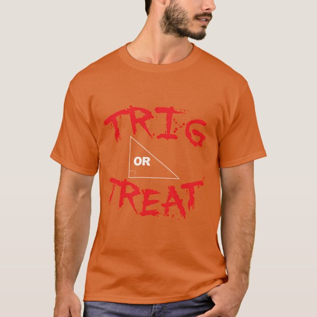Trig Orreat Halloween Math Pun boy T-Shirt (Front)