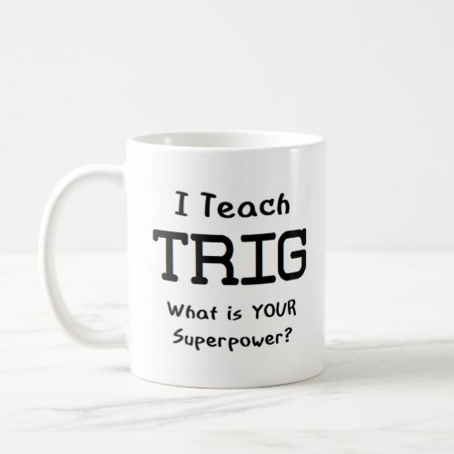 trig teach coffee mug