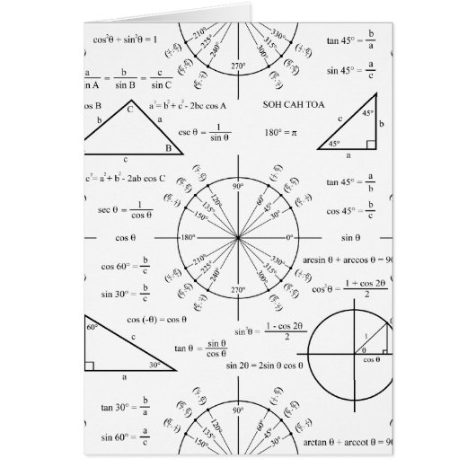 Trig & Triangles Cards (Front)