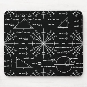 Trig & Triangles Mouse Pad
