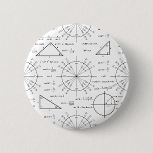 Trig & Triangles Pinback Button
