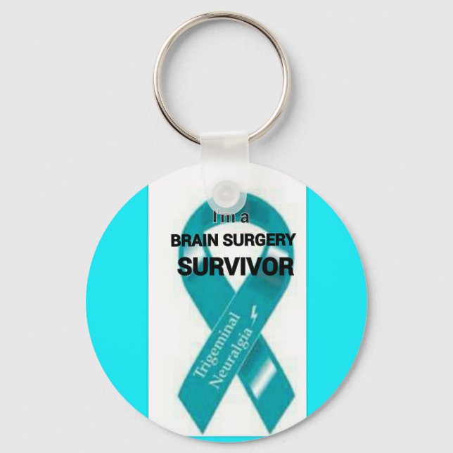 Trigeminal Neuralgia Awareness Keychain (Front)