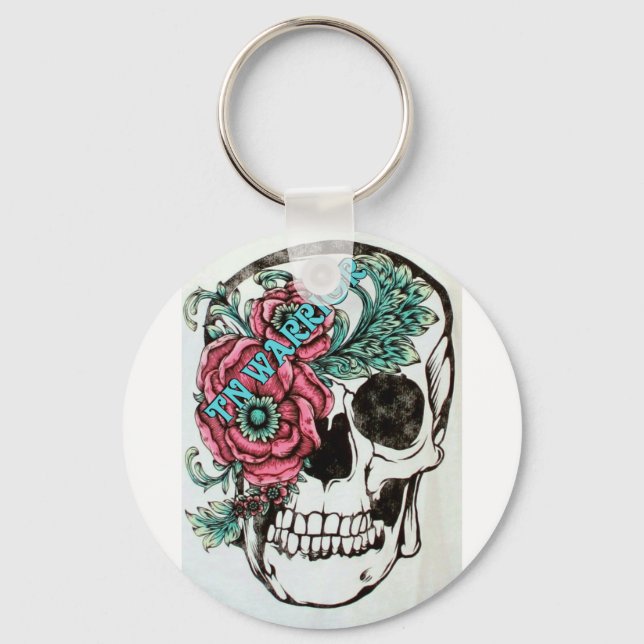 Trigeminal Neuralgia Awareness Keychain (Front)