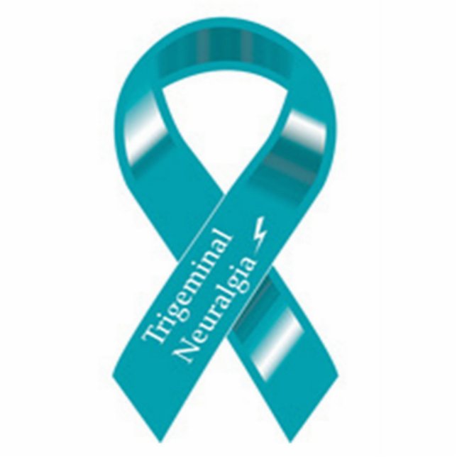 Trigeminal Neuralgia Awareness Ribbon Magnet (Front)
