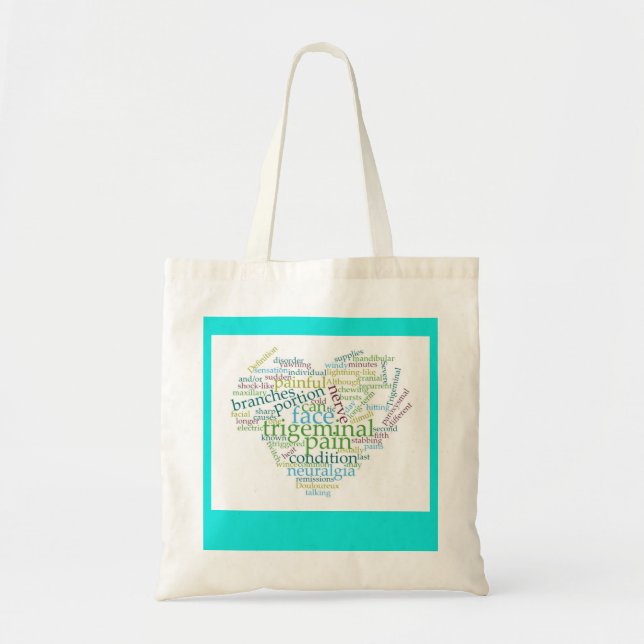 Trigeminal Neuralgia Awareness Tote Bag (Front)