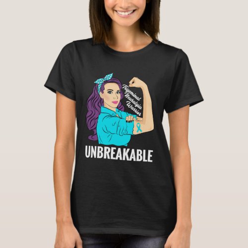 Trigeminal Neuralgia Warrior Unbreakable Awareness T_Shirt
