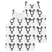 Trigender Pride All-Over-Print Tank Top (Front and Back)