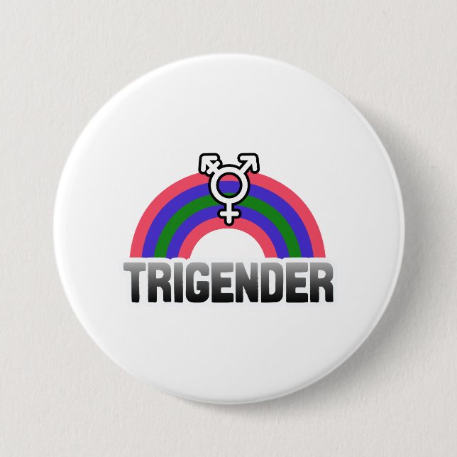 Trigender Pride Button (Front)