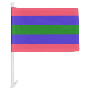 Trigender Pride Car Flag