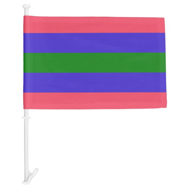 Trigender Pride Car Flag (Front)