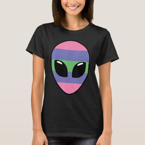 Trigender Pride Flag  Alien Trigender Flag T_Shirt