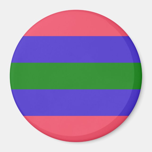 Trigender Pride Flag Magnet (Front)