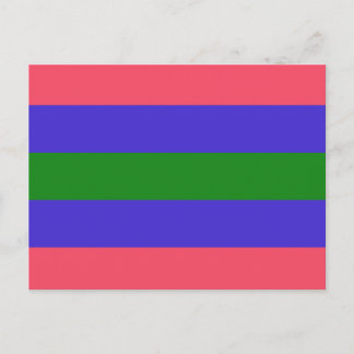 Trigender Pride Flag Postcard
