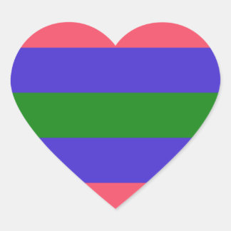 Trigender Pride Heart Sticker