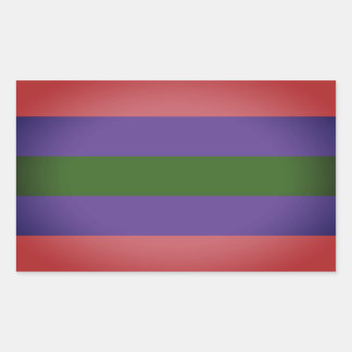 Trigender Pride Rectangular Sticker