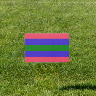 Trigender Pride Sign
