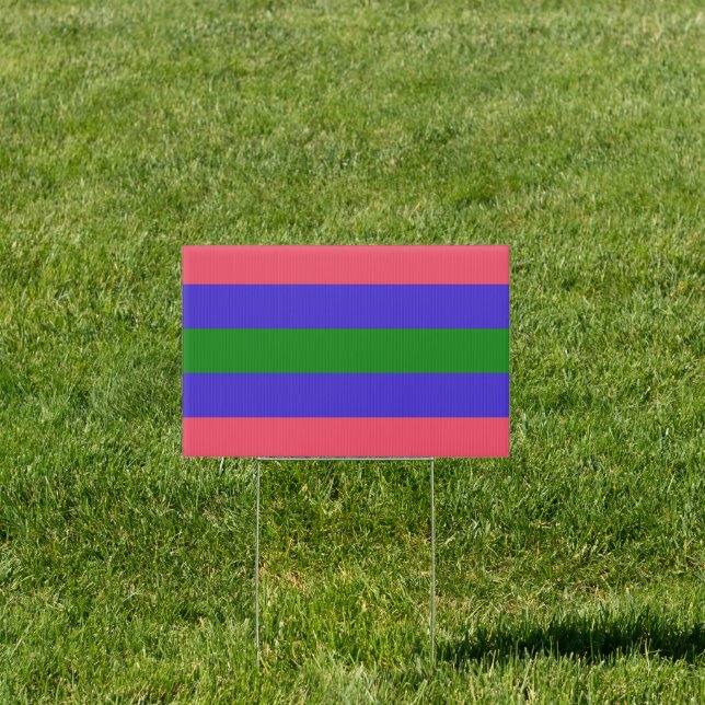 Trigender Pride Sign (Insitu)
