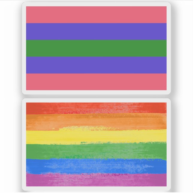 Trigender Pride Sticker (Front)
