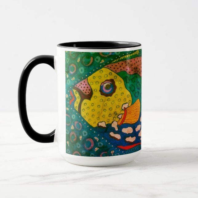 Trigger Fish Mug (Left)